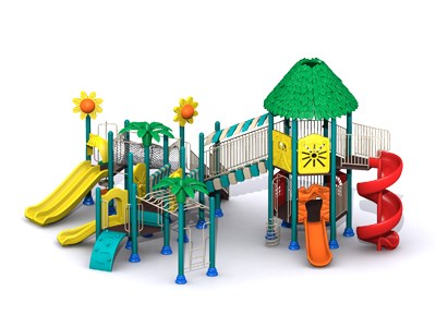 Los niños combinaron el equipo del patio al aire libre de la diapositiva, parque de atracciones TQ-ZR671